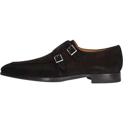 Elegante Wildleder Doppelmonkstrap Schuhe - Magnanni - Modalova