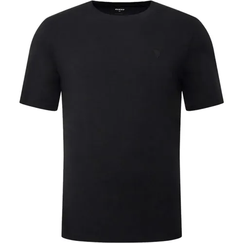 Logo Patched TShirt - Schwarz , Herren, Größe: L - Guess - Modalova