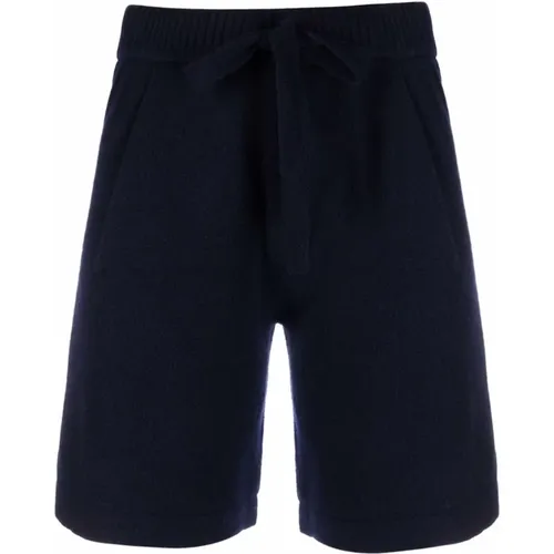 Blaue Cashmere Elegante Shorts,Elegante Weiße Cashmere Shorts - P.A.R.O.S.H. - Modalova