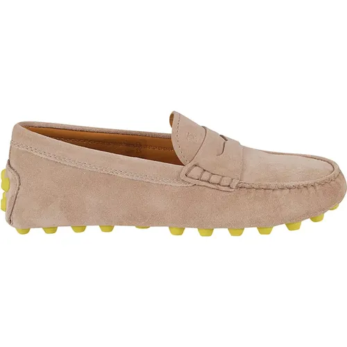 Gommino Macro 52K Moccasin Flat Shoes , female, Sizes: 3 1/2 UK, 7 UK, 4 1/2 UK - TOD'S - Modalova