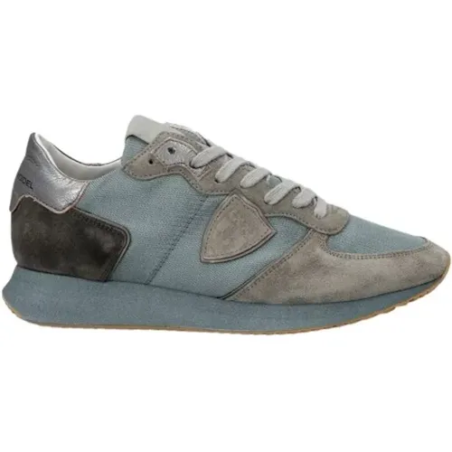 Türkise Trpx Low Top Sneakers , Damen, Größe: 35 EU - Philippe Model - Modalova