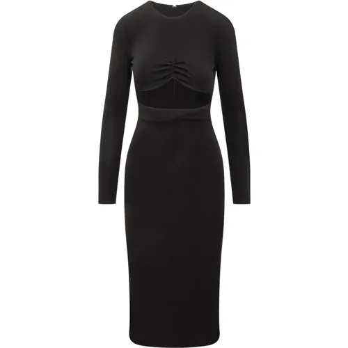 Elegantes Viskose Midi Kleid , Damen, Größe: XS - Dsquared2 - Modalova