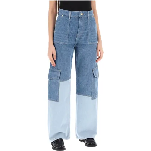 Wide Jeans , Damen, Größe: W27 - Ganni - Modalova
