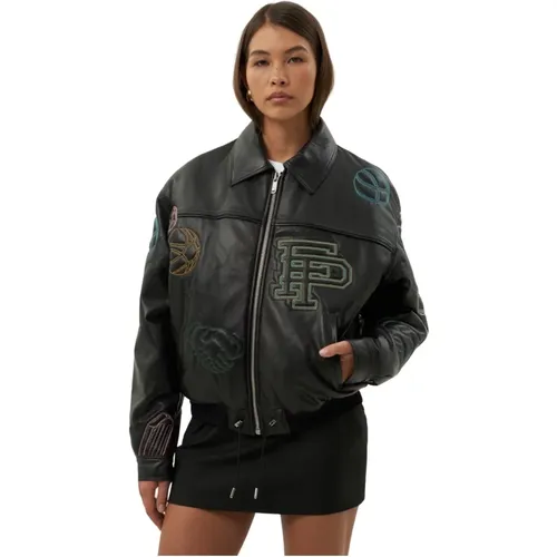 Leather Jacket Gelato , female, Sizes: S, XL, L, M, XS - Filling Pieces - Modalova