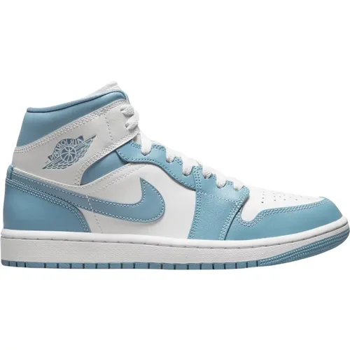 Limitierte Auflage Air Jordan 1 Mid UNC , Damen, Größe: 39 EU - Nike - Modalova