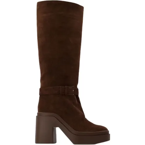 Ninon Boots in Leather , female, Sizes: 2 UK - Clergerie - Modalova