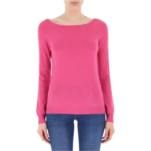 Basic Sweater , female, Sizes: M, L - Liu Jo - Modalova