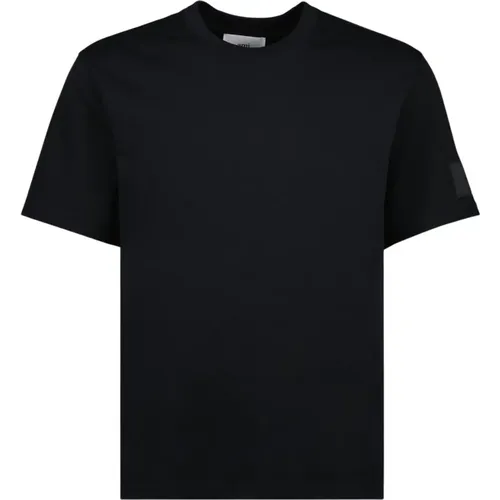 Logo Label T-Shirt , Herren, Größe: XS - Ami Paris - Modalova
