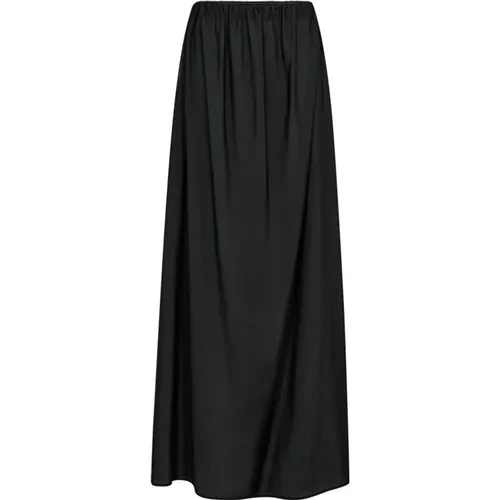 Schwarzes Tube-Kleid Trägerlos Gesmokter Rücken , Damen, Größe: S - Co'Couture - Modalova