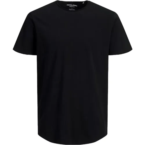 Herren T-Shirt aus Bio-Baumwolle - Frühjahr/Sommer Kollektion , Herren, Größe: M - jack & jones - Modalova