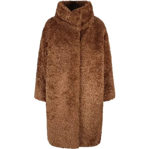 Faux Fur Midi Coat , Damen, Größe: 2XS - Herno - Modalova
