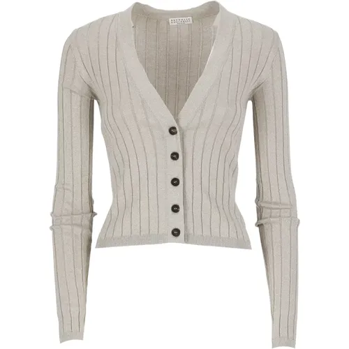 Sweaters , female, Sizes: XS - BRUNELLO CUCINELLI - Modalova