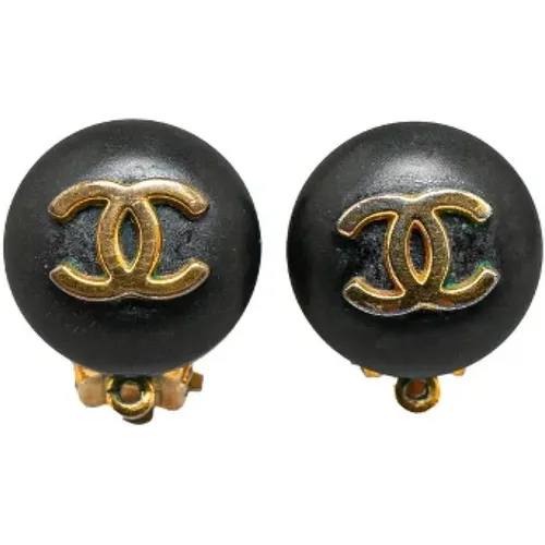 Pre-owned Metal earrings , female, Sizes: ONE SIZE - Chanel Vintage - Modalova