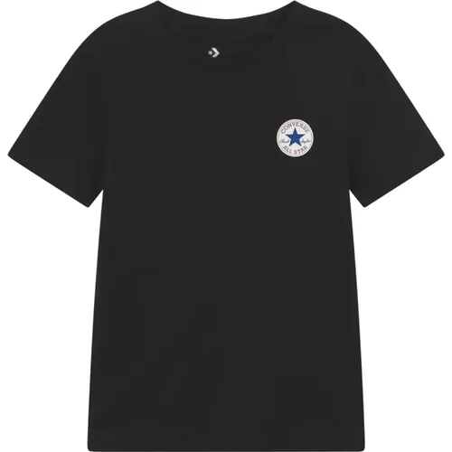 Schwarzes All Stars Logo T-Shirt - Converse - Modalova