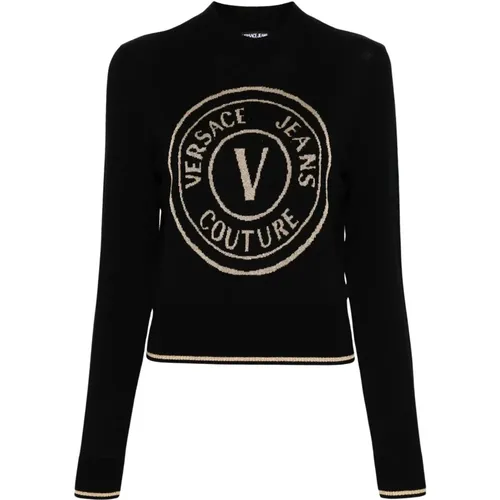 And Gold Maglia Shirt , female, Sizes: M, S, L - Versace Jeans Couture - Modalova