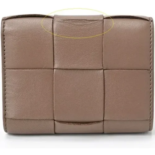 Pre-owned Leather wallets , female, Sizes: ONE SIZE - Bottega Veneta Vintage - Modalova