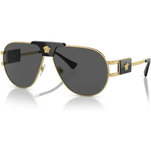 Sunglasses , male, Sizes: 63 MM - Versace - Modalova