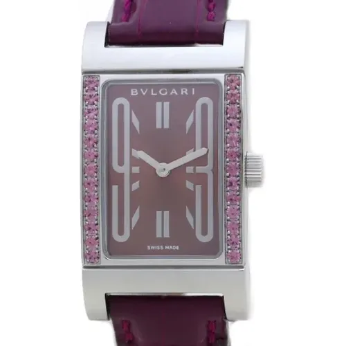 Pre-owned Stainless Steel watches , female, Sizes: ONE SIZE - Bvlgari Vintage - Modalova