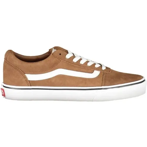 Stylish Lace-up Sports Sneakers with Contrast , male, Sizes: 8 1/2 UK, 6 UK, 10 UK - Vans - Modalova