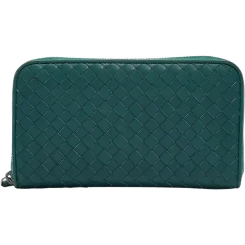 Pre-owned Leather wallets , female, Sizes: ONE SIZE - Bottega Veneta Vintage - Modalova