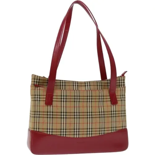 Pre-owned Canvas totes , female, Sizes: ONE SIZE - Burberry Vintage - Modalova