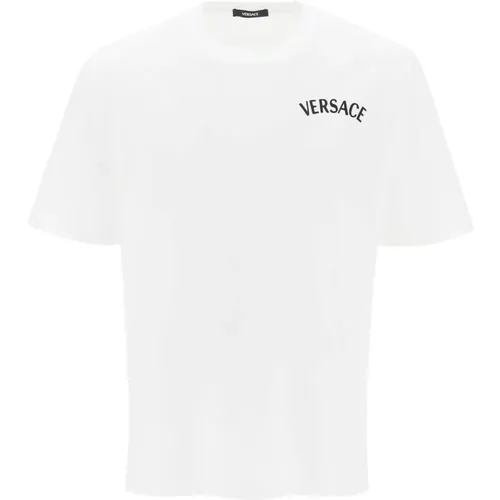 T-Shirts , Herren, Größe: M - Versace - Modalova