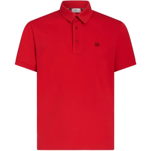 Pegaso Polo Shirt , male, Sizes: XL, S - ETRO - Modalova