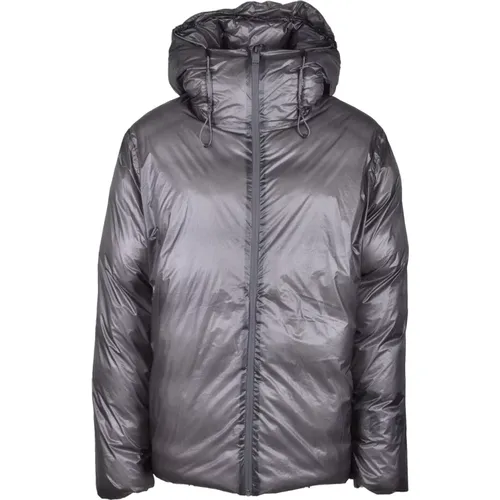 Leichte Nylon Steppjacke , Herren, Größe: L - Rains - Modalova