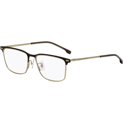 Brown Gold Sunglasses , unisex, Sizes: 55 MM - Hugo Boss - Modalova