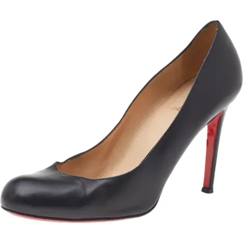 Pre-owned Leather heels , female, Sizes: 5 1/2 UK - Christian Louboutin Pre-owned - Modalova