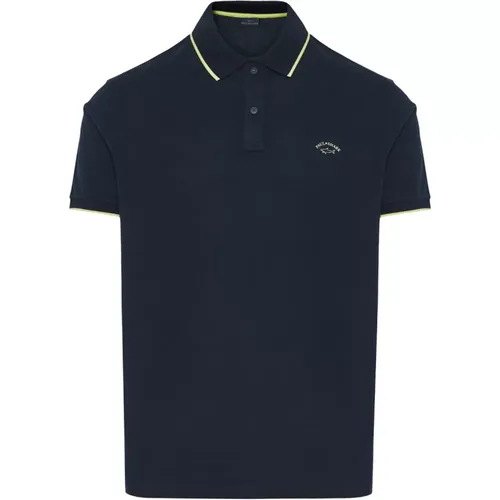 Cotton Piqué Polo Shirt , male, Sizes: M, 2XL - PAUL & SHARK - Modalova