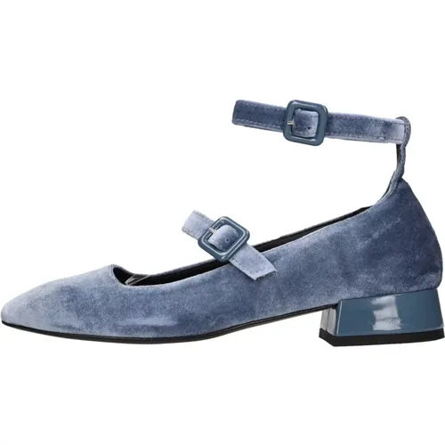 Flache Schuhe Hellblau , Damen, Größe: 37 EU - Mariuccia Milano - Modalova