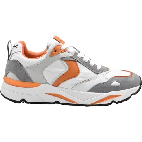 Mens Shoes Laced Orange Ss24 , male, Sizes: 11 UK, 10 UK - Voile blanche - Modalova