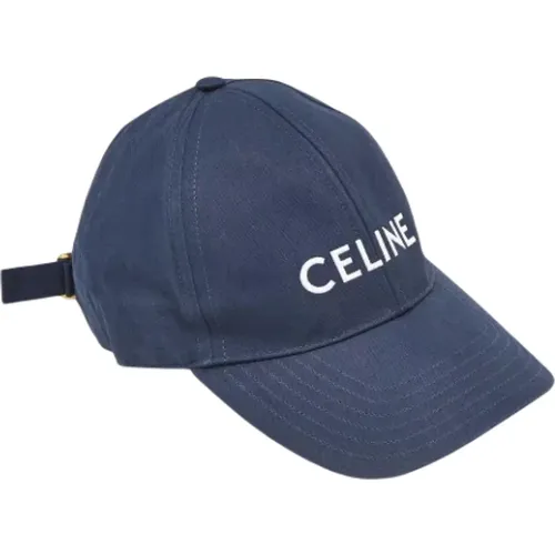 Pre-owned Cotton hats , female, Sizes: ONE SIZE - Celine Vintage - Modalova