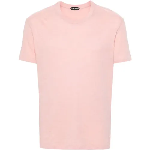 Stylisches Baumwoll-T-Shirt , Herren, Größe: XL - Tom Ford - Modalova
