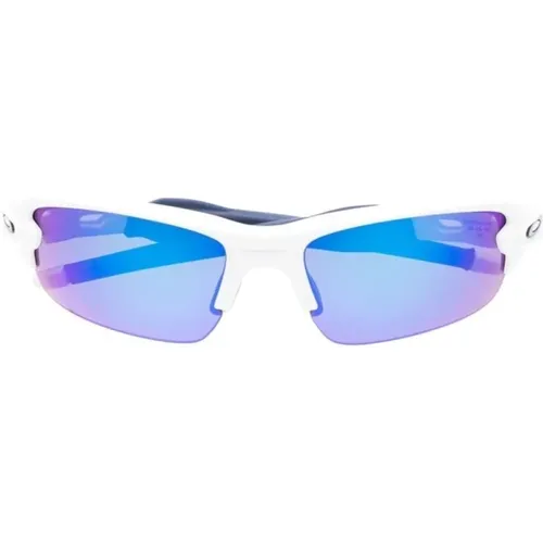 Weiße Sonnenbrille mit Etui und Garantie - Oakley - Modalova