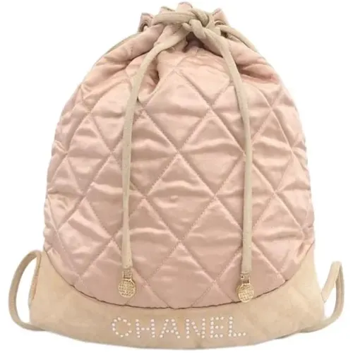 Pre-owned Canvas backpacks , female, Sizes: ONE SIZE - Chanel Vintage - Modalova