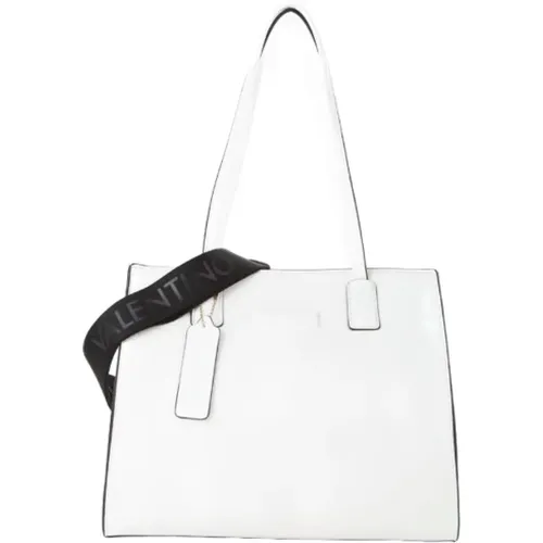 Weiße Leder Umhängetasche,Handbags,Schwarze Umhängetasche - Valentino by Mario Valentino - Modalova