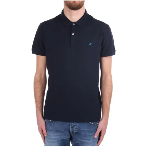 Polo-Shirt aus Baumwolle mit gesticktem Logo - Brooksfield - Modalova