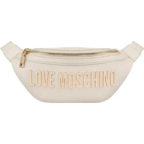 Ivory Bags by Moschino , female, Sizes: ONE SIZE - Love Moschino - Modalova