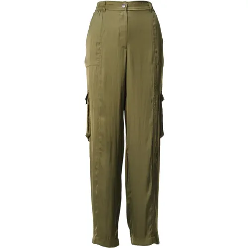 Olive Night Cargo Pants , female, Sizes: S - Lala Berlin - Modalova