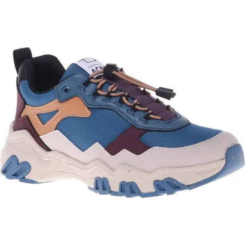 Trainers in blue eco-leather , female, Sizes: 2 UK, 5 UK, 3 UK, 4 UK, 6 UK - Baldinini - Modalova