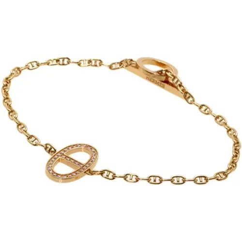 Pre-owned Rose Gold bracelets , female, Sizes: ONE SIZE - Hermès Vintage - Modalova