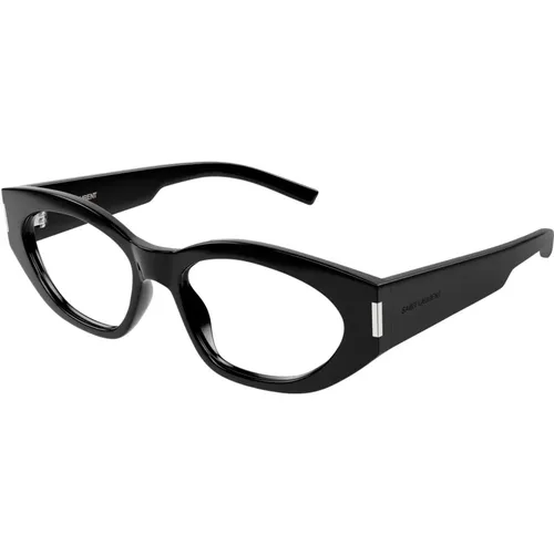 Schwarze Brillengestelle SL 638 OPT - Saint Laurent - Modalova