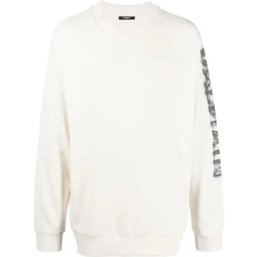 Cotton Sweatshirt , male, Sizes: XL - Balmain - Modalova