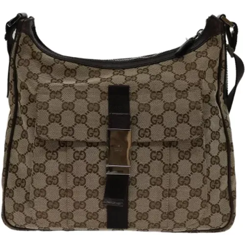 Pre-owned Canvas shoulder-bags , female, Sizes: ONE SIZE - Gucci Vintage - Modalova