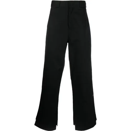 Cotton Trousers with Logo Detail , male, Sizes: M, L, S - Palm Angels - Modalova