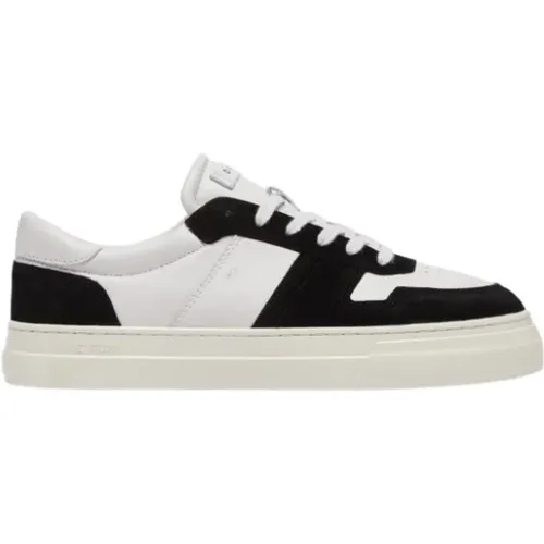 Bicolor Leder Studio Sneakers , Herren, Größe: 41 EU - D.A.T.E. - Modalova