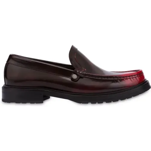 Flat Slip-On Shoes , male, Sizes: 9 UK, 7 UK, 6 UK, 8 UK, 11 UK, 10 UK - Moschino - Modalova