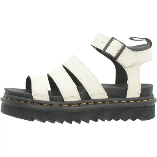 Parchment Pisa Flache Sandalen , Damen, Größe: 39 EU - Dr. Martens - Modalova